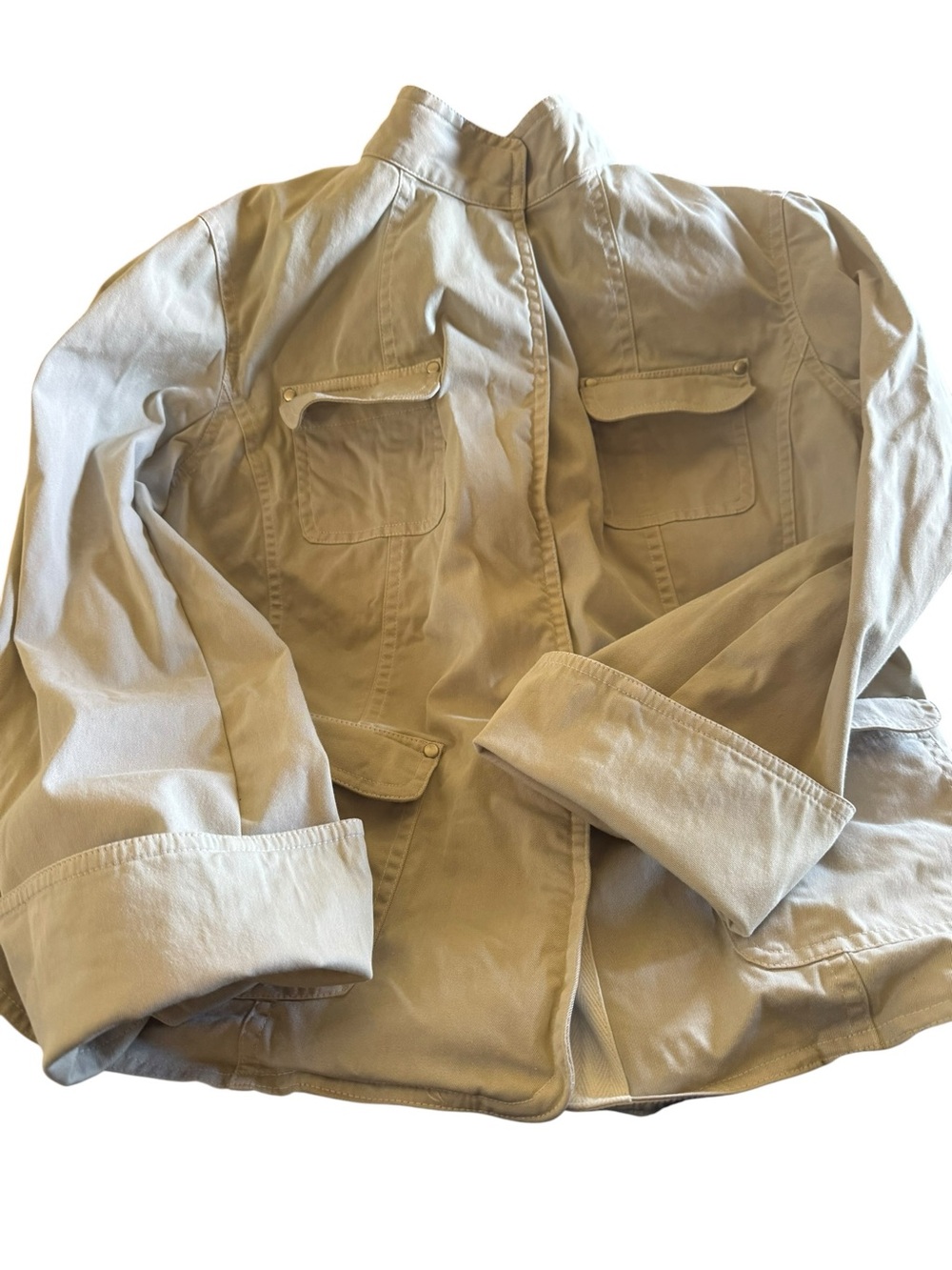 Light Khaki Utility Jacket